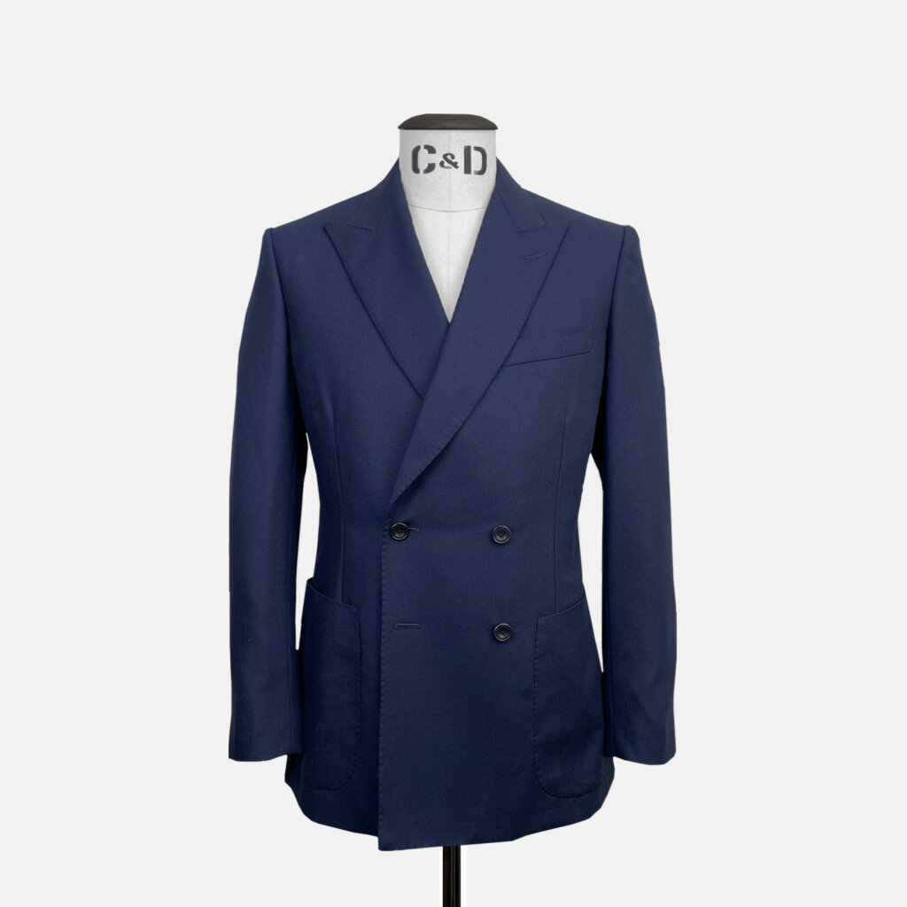 Navy Hopsack DB