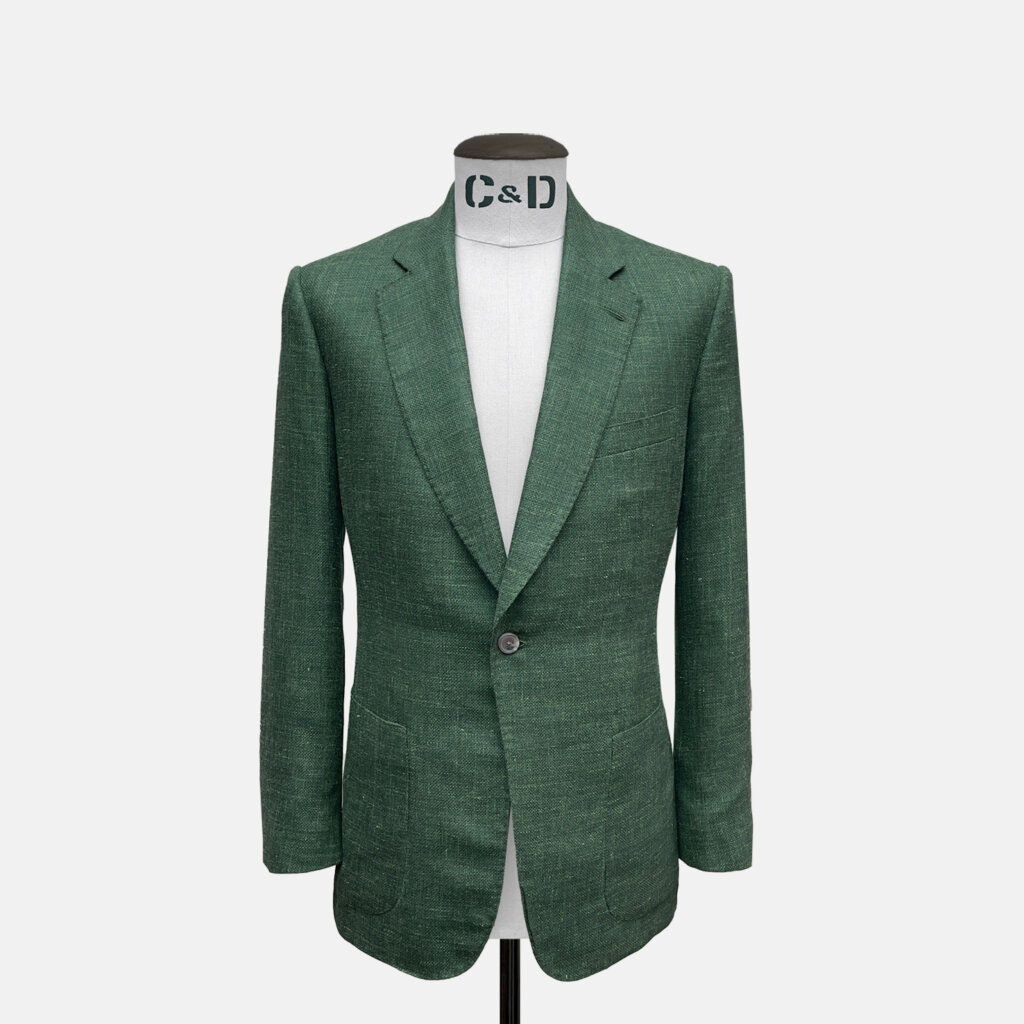 Green Notch Lapel Jacket