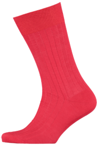 menswear-socks-cotton-ribbed-red-1 Cad & The Dandy Cotton Ribbed Red Socks