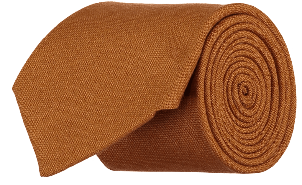 menswear-accessories-tie-gainsborough-wool-rust-1 Cad & The Dandy Gainsborough Wool Tie in Rust