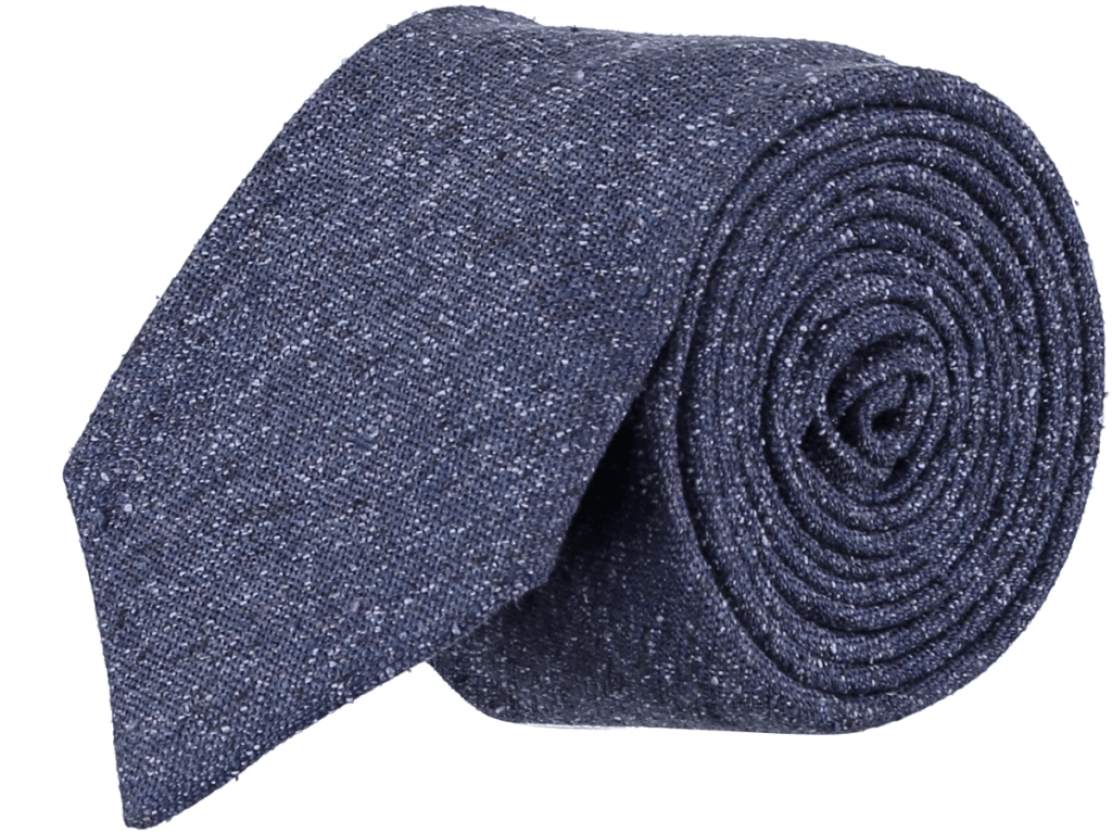 menswear-accessories-tie-textured-silk-indigo-1 Cad & The Dandy Silk Textured Tie in Indigo