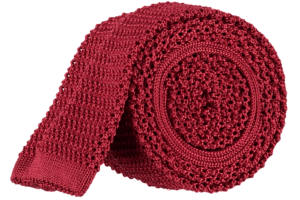 menswear-accessories-unlined-knitted-tie-bright-red-1 Cad & The Dandy Unlined Knitted Tie in Bright Red