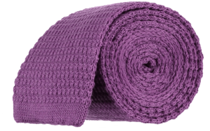 menswear-accessories-knitted-tie-dark-lilac-1 Cad & The Dandy Knitted Tie in Dark Lilac