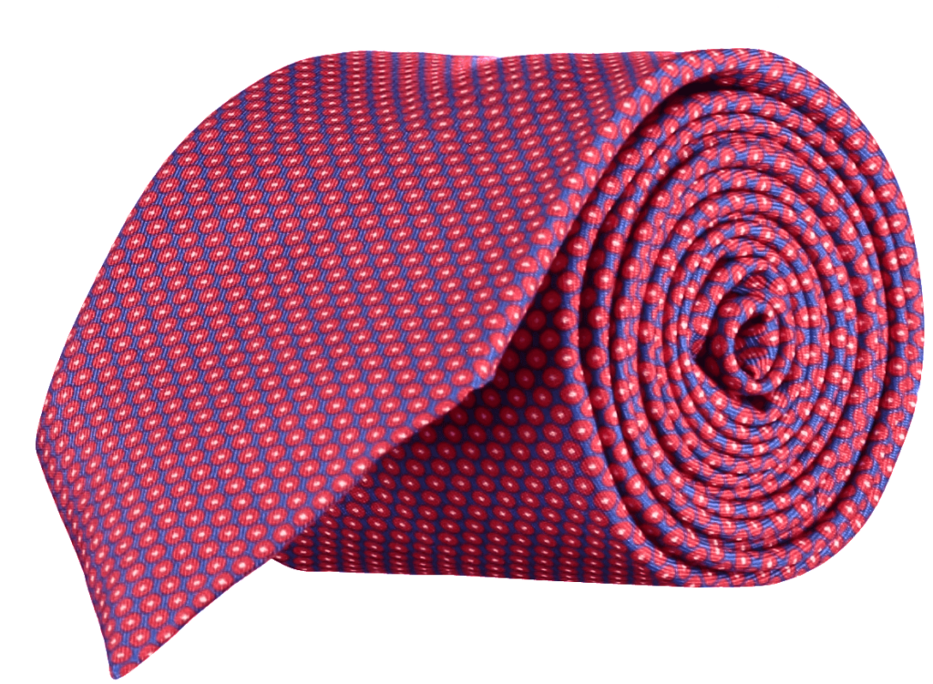 geometric-spot-silk-tie-blue-red-yellow geometric-spot-silk-tie-blue-red-yellow