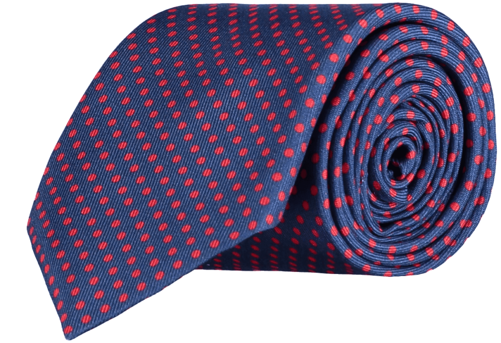 spotted-silk-tie-blue-red spotted-silk-tie-blue-red