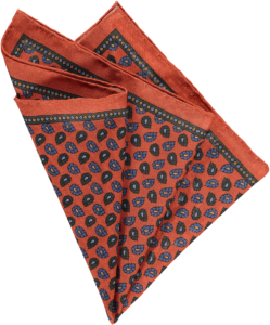 rust-floral-pocket-square rust-floral-pocket-square