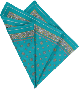 cotton-pocket-square-teal-foulard cotton-pocket-square-teal-foulard