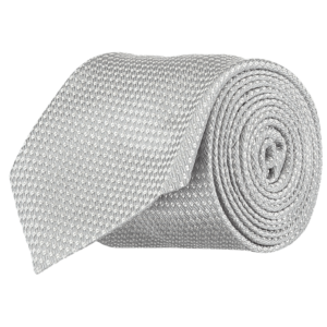 Italian-Silk-Tie-Silver-0097-Rolled Italian-Silk-Tie-Silver-0097-Rolled