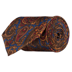 Silk-Paisley-Tie-LTDED-0004-Rolled Silk-Paisley-Tie-LTDED-0004-Rolled