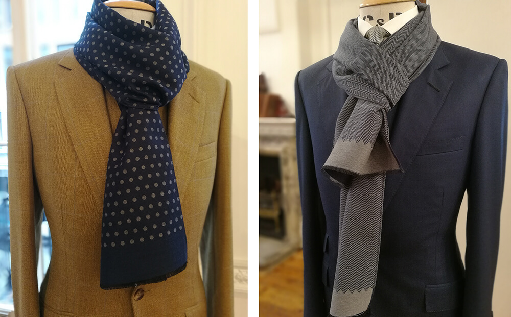 Men hot sale scarf style