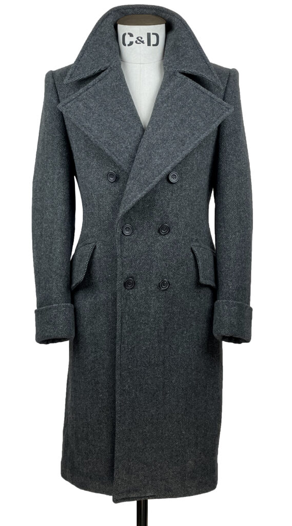 Goose Grey Great Coat Front