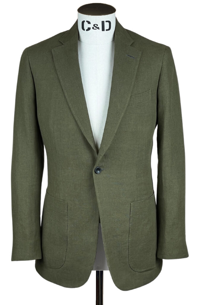 Khaki Linen Jacket