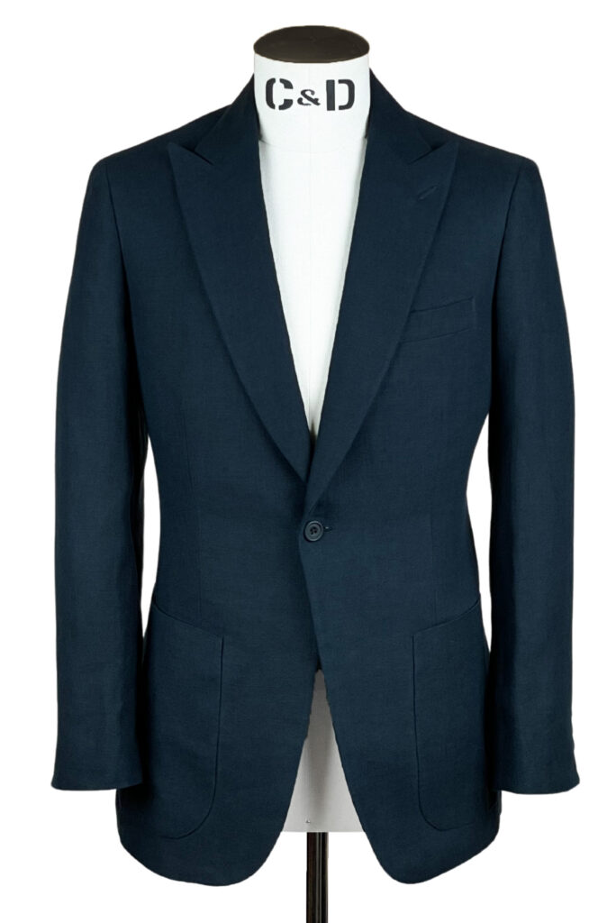 Navy Linen Jacket
