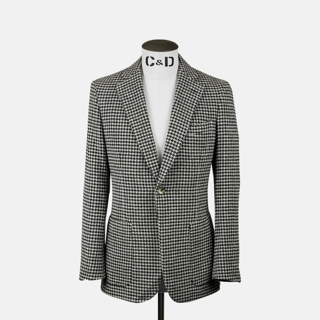 Houndstooth Wool Jacket