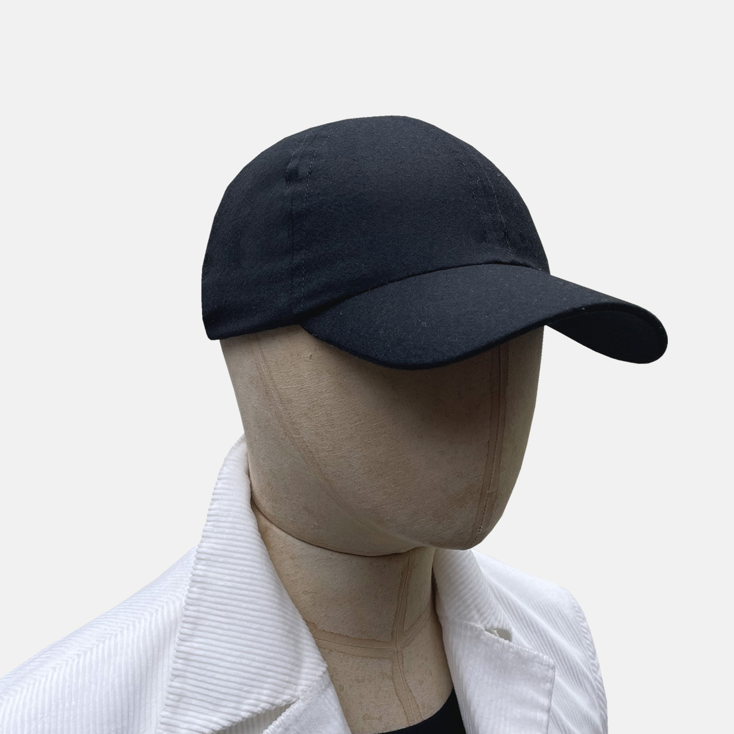 Black Wool Cashmere Cap - Cad \u0026 The Dandy