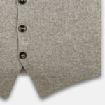 Oatmeal Knitted Waistcoat Detail Oatmeal Knitted Waistcoat Detail