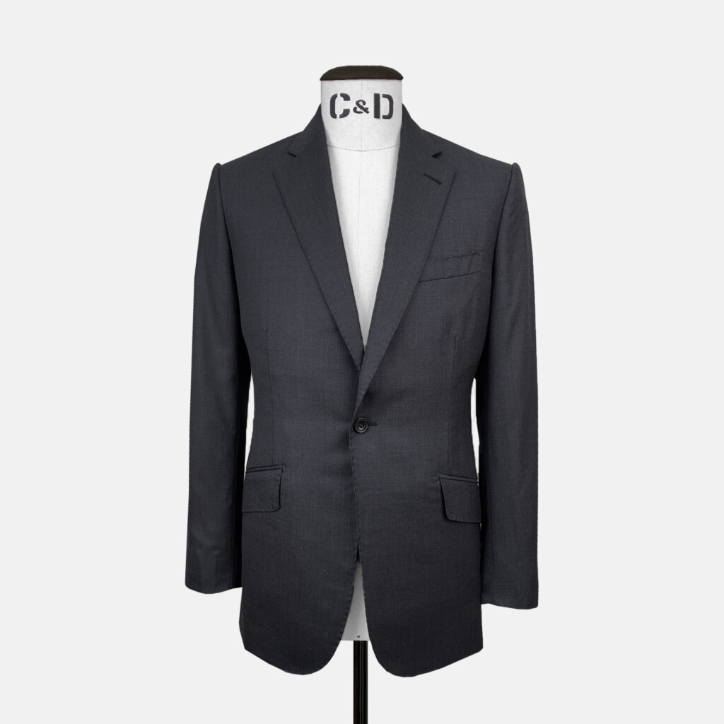 Dark Grey Nailhead Suit